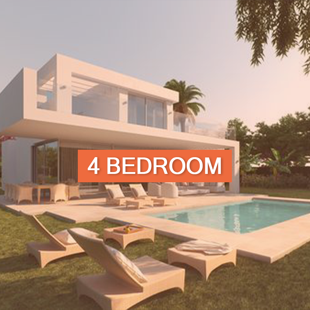 فيلا 4 غرف نوم